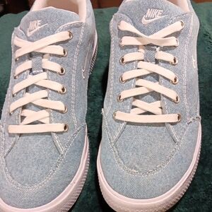 Nike Sky Blue Canvas Sneakers